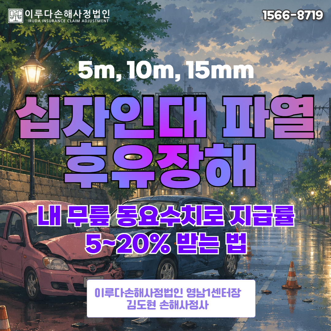 [김도현 손해사정사]  십자인대 파열 후유장해 보험금, 내 무릎동요수치로 지급률5~20% 받는방법!